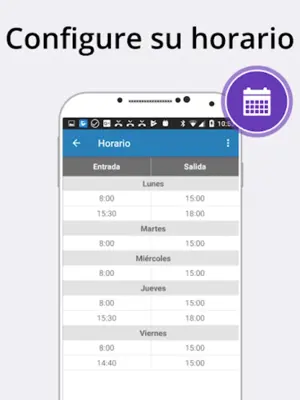 Reloj Laboral android App screenshot 5